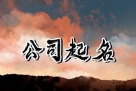 公司起名核名要求有什么？